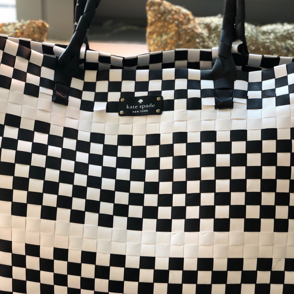 Kate Spade ♠️ Checkered Tote Bag (Brand New)